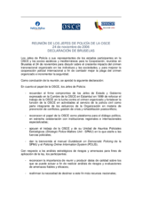 Brussels declaration (es)