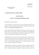 Swiss Intervention, Session 1