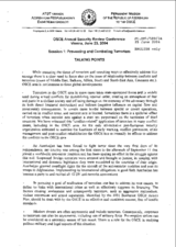 Contribution by Azerbaijan, Session 1