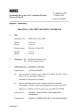 Journal of the meeting