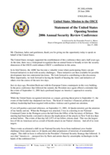 Statement of the United States, delivered by the Honorable Powell A. Moore, Head of Delegation and Representative of the Secretary of Defense (Opening Session)