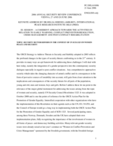 Keynote address by Dr Helga Hernes, International Peace Research Institute, Oslo