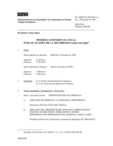 Journal of the First Annual Security Review Conference (es)