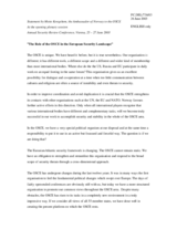 Opening statement by Mette Kongshem, Ambassador of Norway to the OSCE Opening statement by Mette Kongshem, Ambassador of Norway to the OSCE