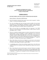 Turkish contribution and speaking notes, working group C Turkish contribution and speaking notes, working group C