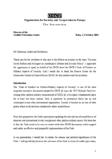 Statement at the follow-up seminar on "Security Sector Reform and its Impact on Azerbaijan's Defense and Security Policy" Statement at the follow-up seminar on "Security Sector Reform and its Impact on Azerbaijan's Defense and Security Policy"
