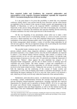 Keynote speech, Republic of Macedonia