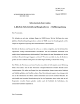 Opening statement by the Swiss delegation (de)