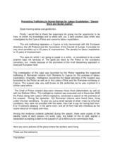 Segment 2 - Panel 4: Speech by Rita Superman