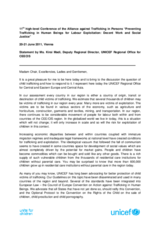 Segment 1: Speech by Kirsi Madi, UNICEF