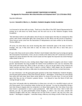 Keynote Address: Kenneth Morris, President, Frederick Douglass Family Foundation