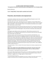 Keynote: Speech by Marjan Wijers, Human rights consultant and researcher