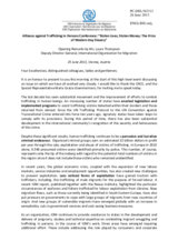 Opening Remarks by Ms. Laura Thompson Deputy Director General, International Organization for Migration