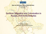 Panel 1: Slides by Dmitry Khitrov, Associate Professor of Russian History, Lomonosov Moscow State University, Russian Federation