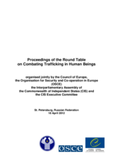 Proceedings of the Round Table on Combating Trafficking in Human Beings
