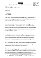 Quarterly statement at the Permanent Council Quarterly statement at the Permanent Council