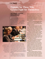 Fighting for Those Who Cannot Fight For Themselves