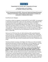 Keynote address by the OSCE Special Representative for combating trafficking in human beings, Eva Biaudet