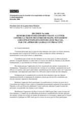 Decision No. 14/06 Enhancing efforts to combat trafficking in human beings, including for labour exploitation, through a comprehensive and proactive approach (fr)