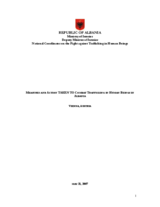 Address by Ana Janku, Co-ordinator of the Albanian Ministry of Interior Anti-Trafficking Unit, on Measures and Action taken to Combat Trafficking in Human Beings in Albania
