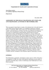 Assessment of the human trafficking situation and anti-trafficking activities in the Netherlands