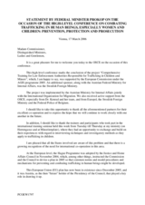 Speech by Liese Prokop, Austrian Federal Minister of Interior