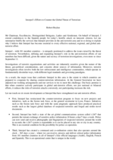 Day 1 - Narco-Terrorism: INTERPOL presentation Day 1 - Narco-Terrorism: INTERPOL presentation