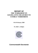 Conference document: Caribbean Community - Legislative Means to Combat Terrorism Conference document: Caribbean Community - Legislative Means to Combat Terrorism