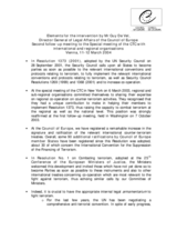 Day 2 - Council of Europe intervention Day 2 - Council of Europe intervention