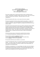 Day 2 - Summation of day 1 sessions Day 2 - Summation of day 1 sessions