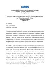 Preventing Terrorism through Countering Radicalization and Violent Extremism in Europe