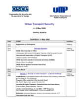 Draft agenda and introductory note