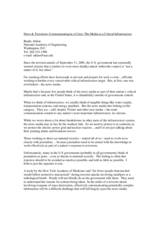 Address by Randy Atkins, Director, News & Terrorism: Communicating in a Crisis programme, US National Academy of Engineering