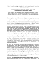 Address by Dunja Mijatovic, former Chairperson of the Council of Europe Group of Specialists on freedom of expression and information in times of crisis (MC-S-IC)