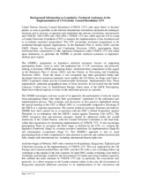 Background information on Legislative Technical Assistance in the Implementation of UN Security Council Resolution 1373