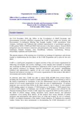 CASE Report on the Co-ordination Meeting