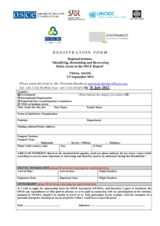 Registration form