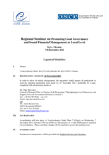 Logistical Modalities