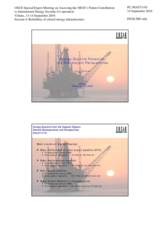 Presentation by Mr. Nuru Guliyev, Energy Exports Potential, the Azerbaijani Perspectives