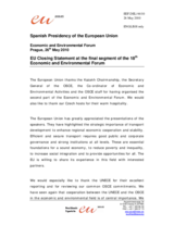 EU Closing Statement