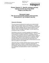 Presentation and Discussion Paper by the Speaker Mr. Andrew Cook, Head of Land Transport Security Development TRANSEC, United Kingdom