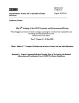 Statement by the Speaker General-Lieutenant Beksultan Sarsekov, Head of the Central Asia Regional Information and Coordination Centre (CARICC), Kazakhstan (ru)
