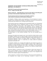 Statement by Moldova, Development of the Naval Transport