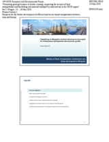 Presentation by the Speaker Mr. Ganbat Chuluunkhuu, Adviser to the Minister of Road Transportation, Construction and Urban Development, Mongolia