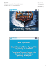 The UNODC-WCO Container Control Programme (CCP) - Presentation by Mr. Ketil Ottersen, UNODC