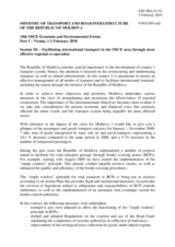 Statement by the Ministry of Transport and Road Infrastructure of the Republic of Moldova