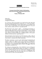 Opening Statement by Amb. Marc Perrin de Brichambaut, Secretary General, OSCE