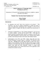 Statement by Mr. Shane Murphy, Senior Counsel