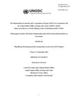 Presentation by Mr. Dimosthenis Chrysikos, Crime Prevention and Criminal Justice Officer