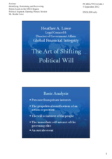 Presentation by Ms. Heather A. Lowe